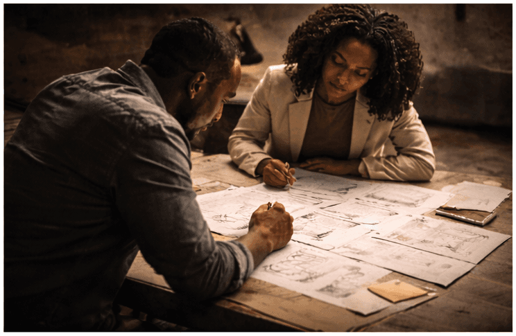 Technical planning workshop and architecture map